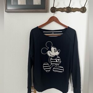 Disney navy blue long sleeve sweater